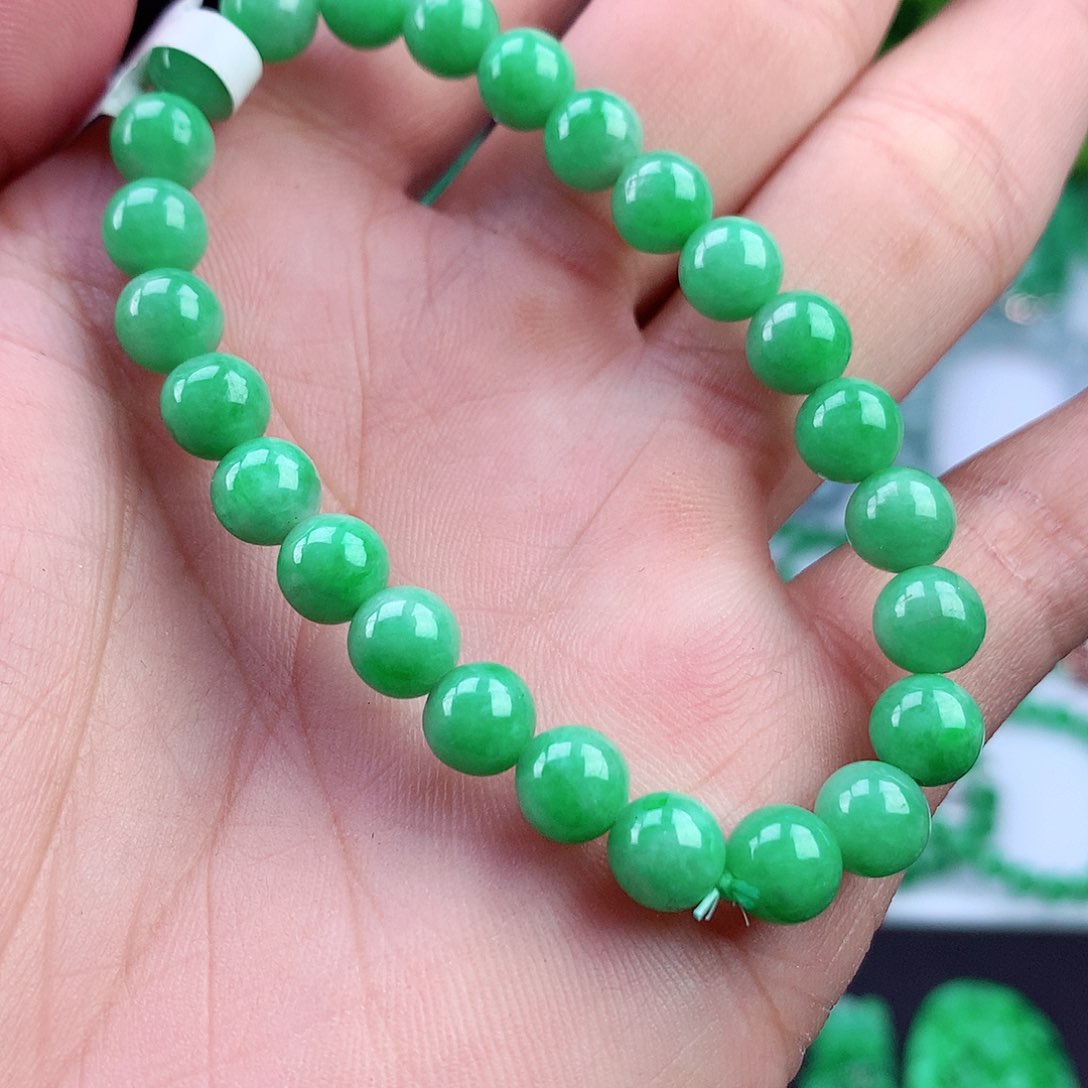 未镶嵌手链翡翠手串