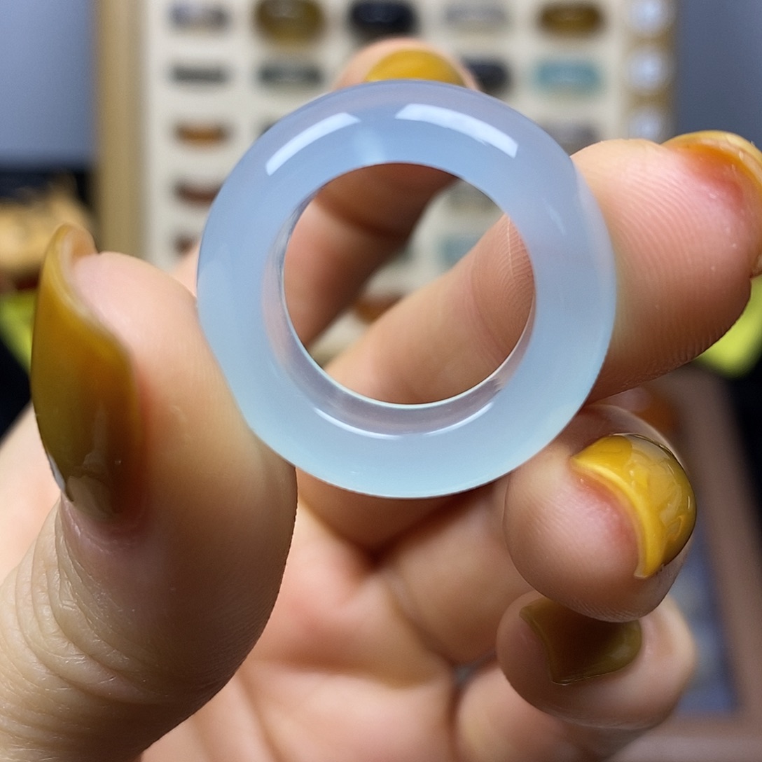 玛瑙/玉髓合金戒指港码12直径16.15确认尺码不退不换