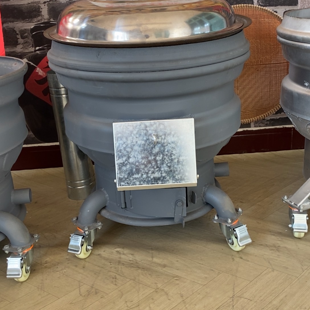 塑料手提篮大号加高双轮毂➕60锅➕炉圈