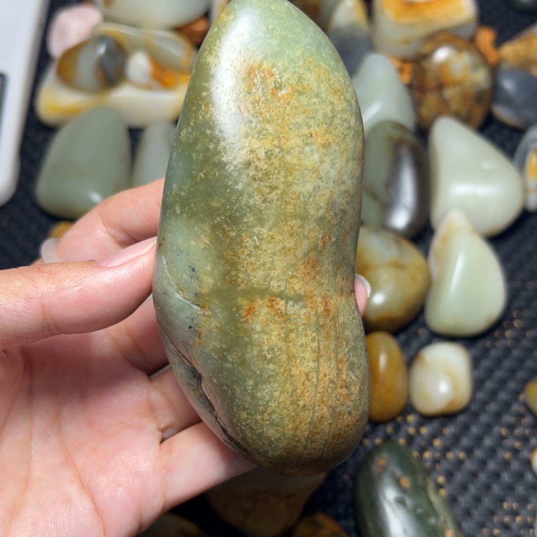 和田玉未镶嵌挂件A74