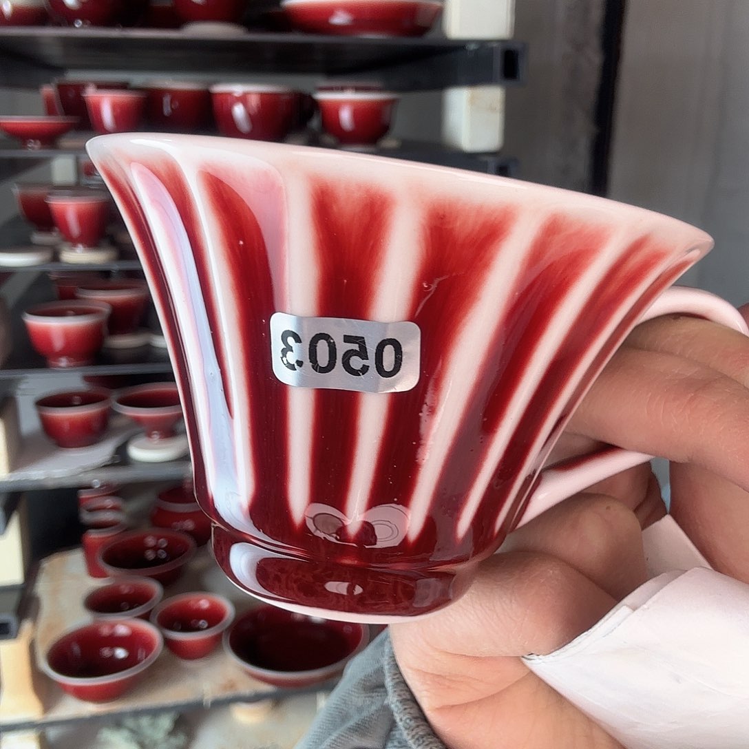 瓷片景德镇郎红陶瓷