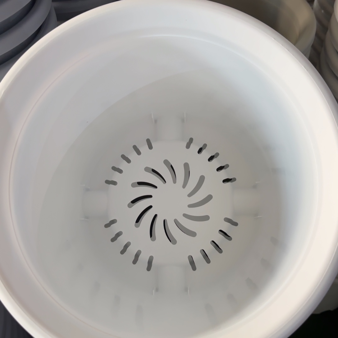 树脂四季6号白色5个无拖