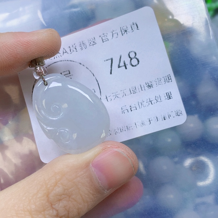 翡翠吊坠(赠链)未镶嵌翡翠