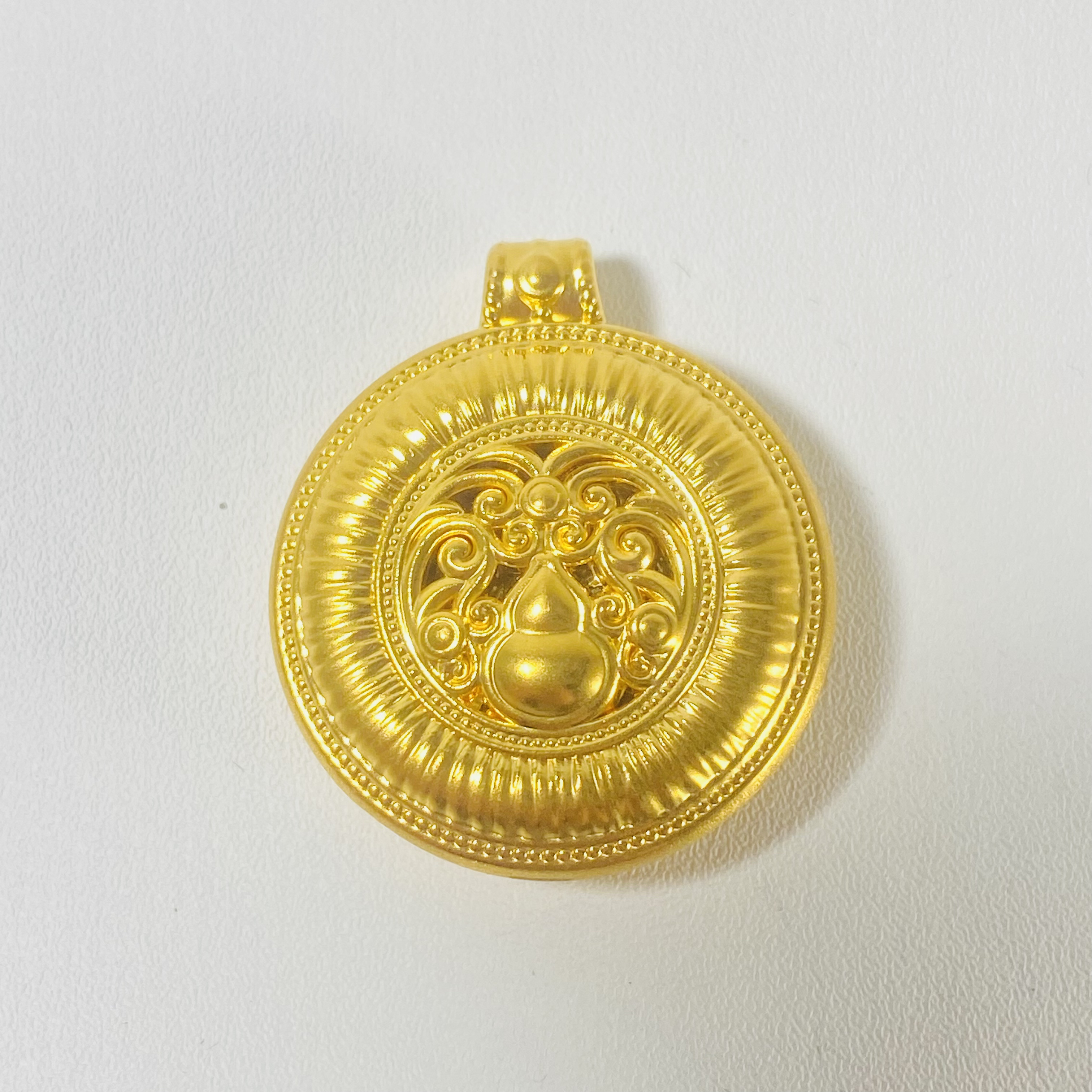 足金999 黄金平安福禄吊坠（赠绳）