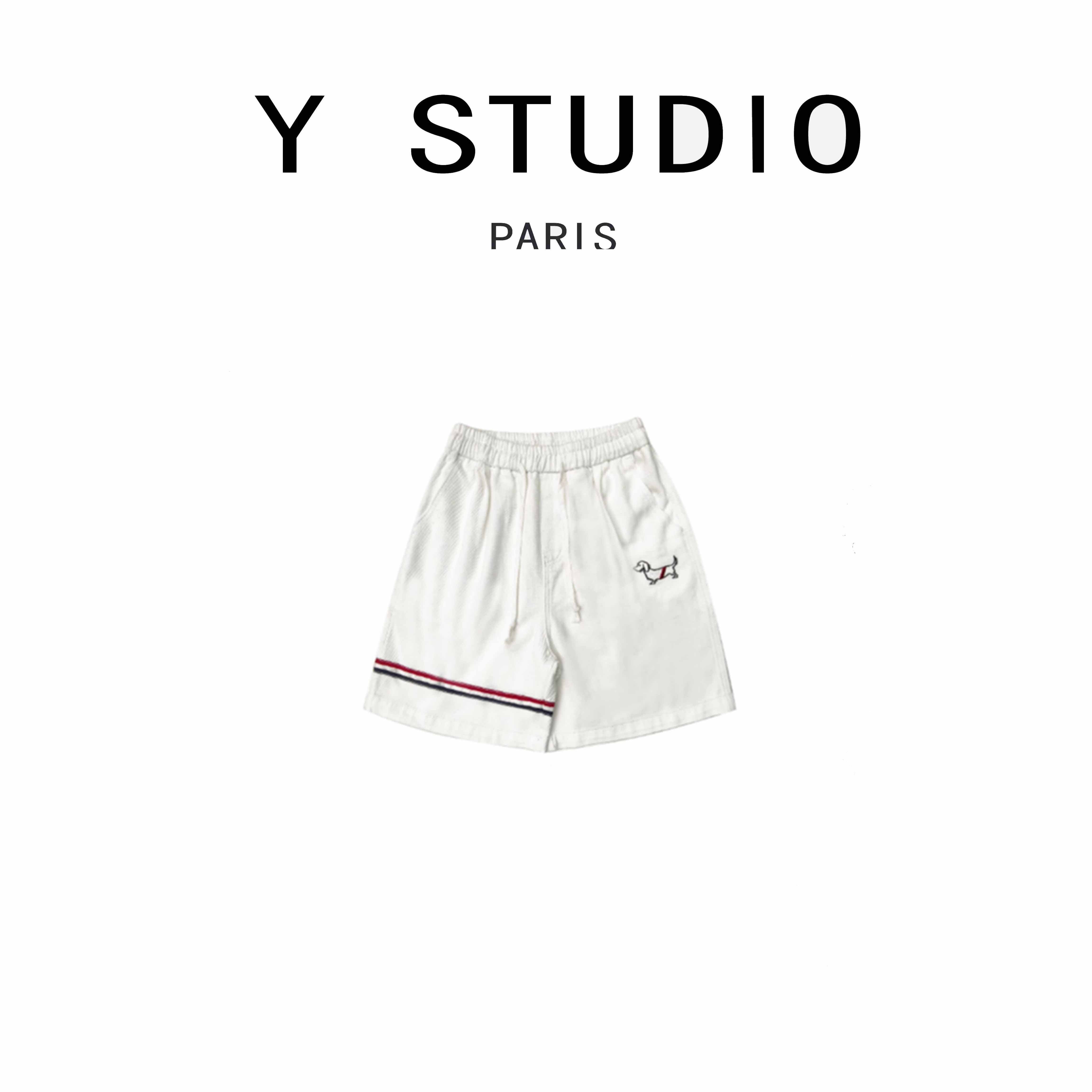 【大妮专属】【漫倚】休闲夏季春夏宽松个性刺绣可爱狗狗短裤BU9968