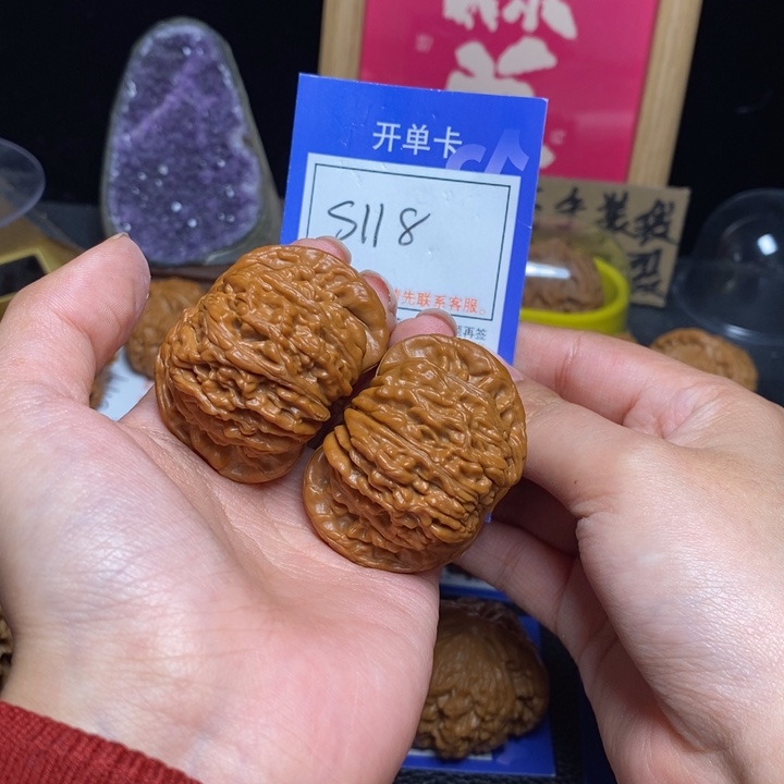 文玩核桃吊坠46全品四座楼s118