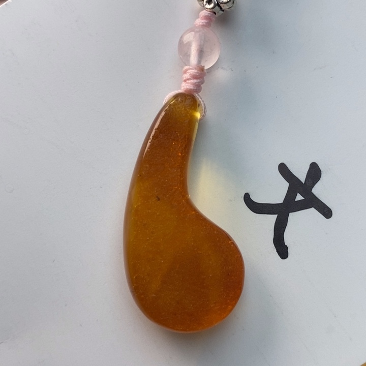 琥珀颈饰未镶嵌天然7