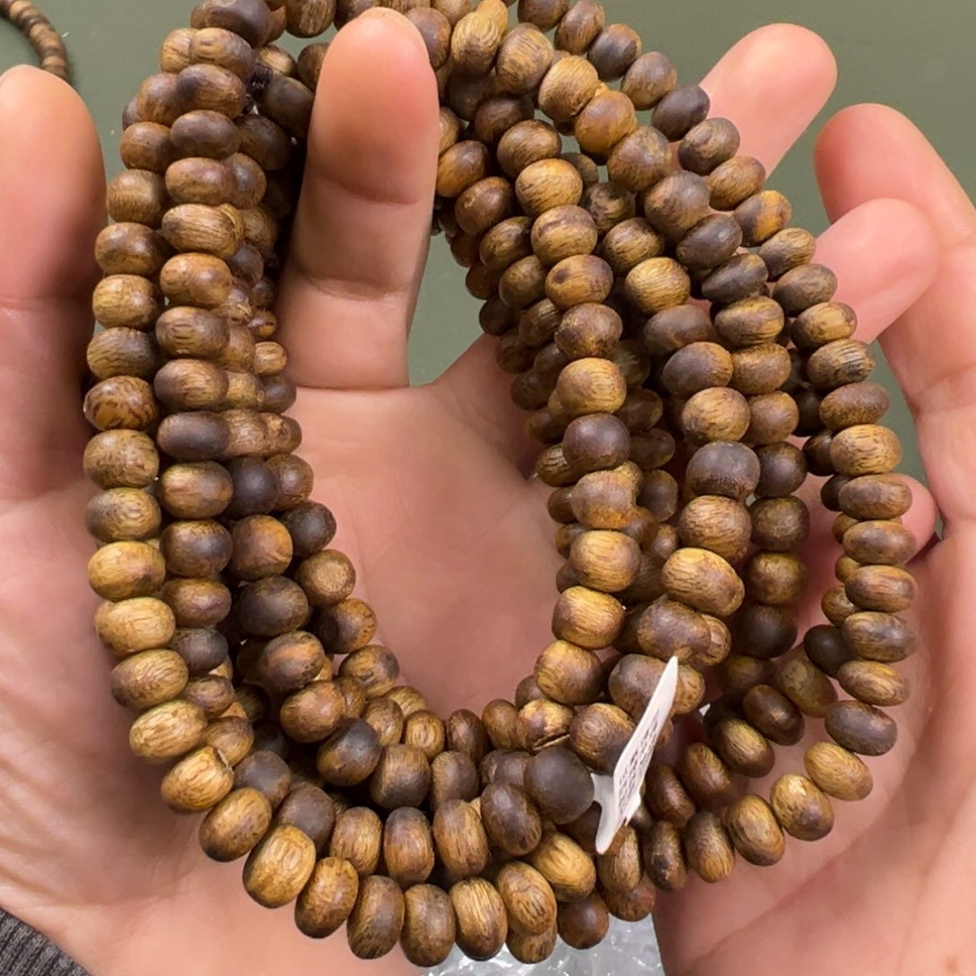 沉香手串海南老白棋树钉多圈多样性发一08/24g