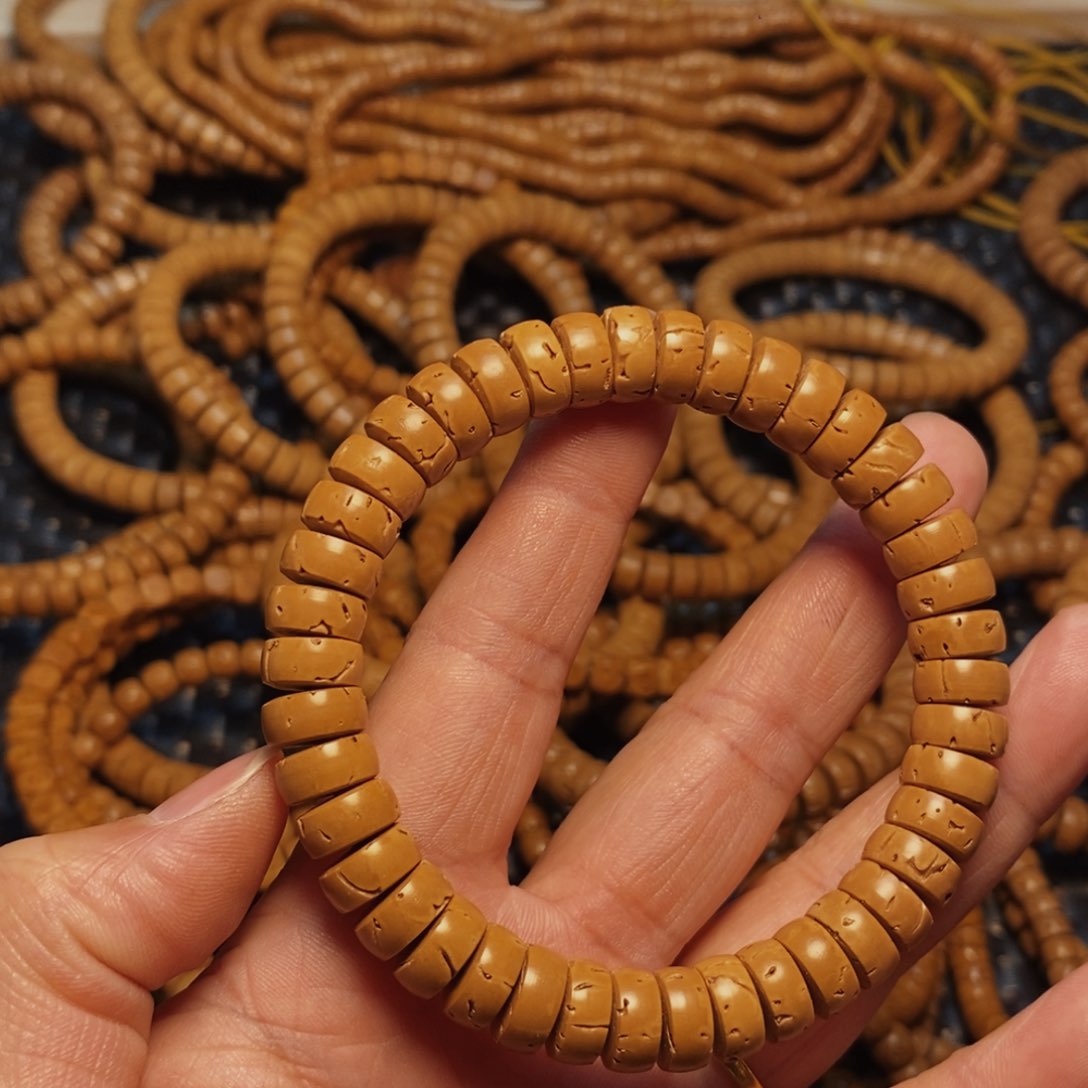 桃核手串糊*5/10尺寸单圈