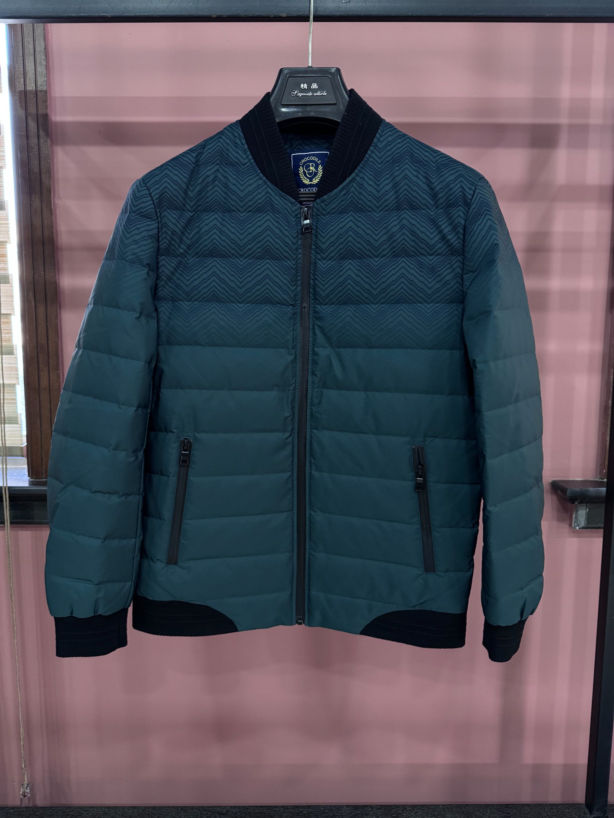 YR27069-43【鳄品牌】高品质男装商务羽绒服外套