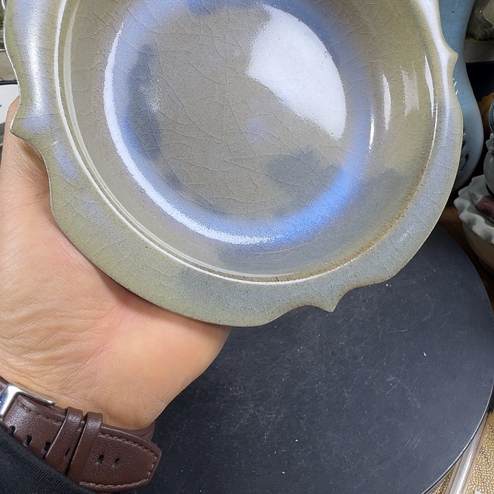 马***功瓷片器型美观精致大方