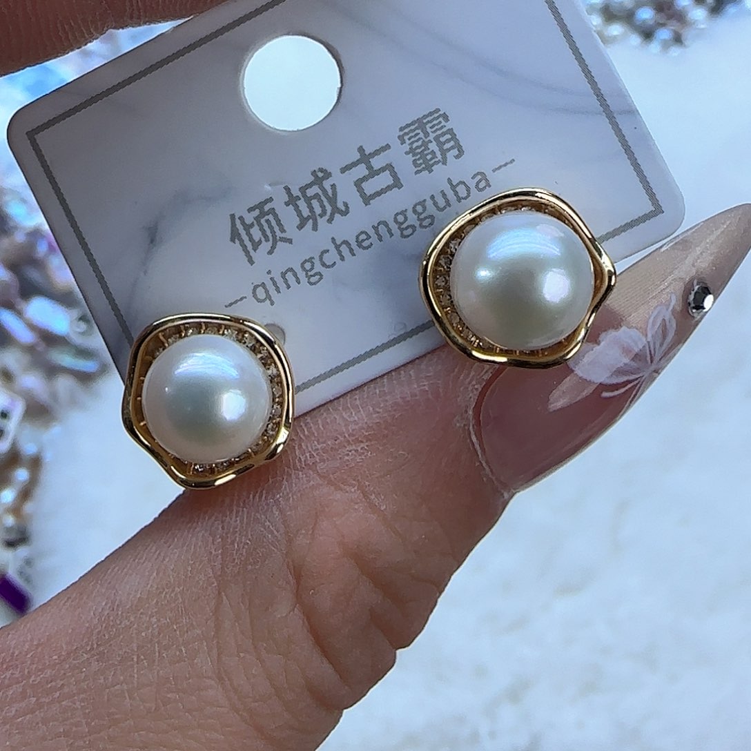 未镶嵌项链定制85淡水珍珠