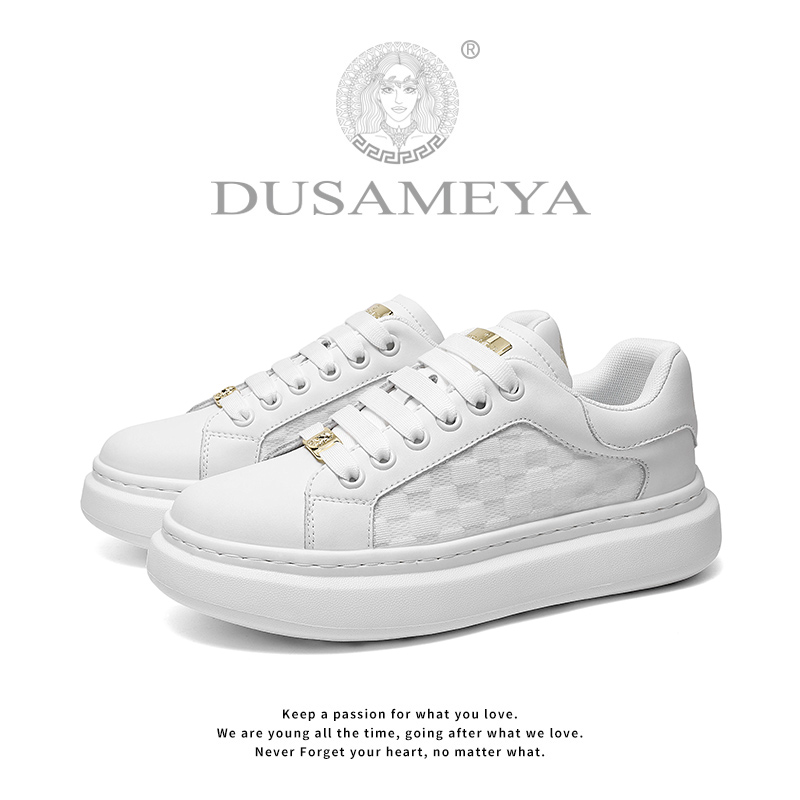 DUSAMEYA/杜莎米娅男士夏季透气网面鞋时尚超轻帅气软底软面D6777