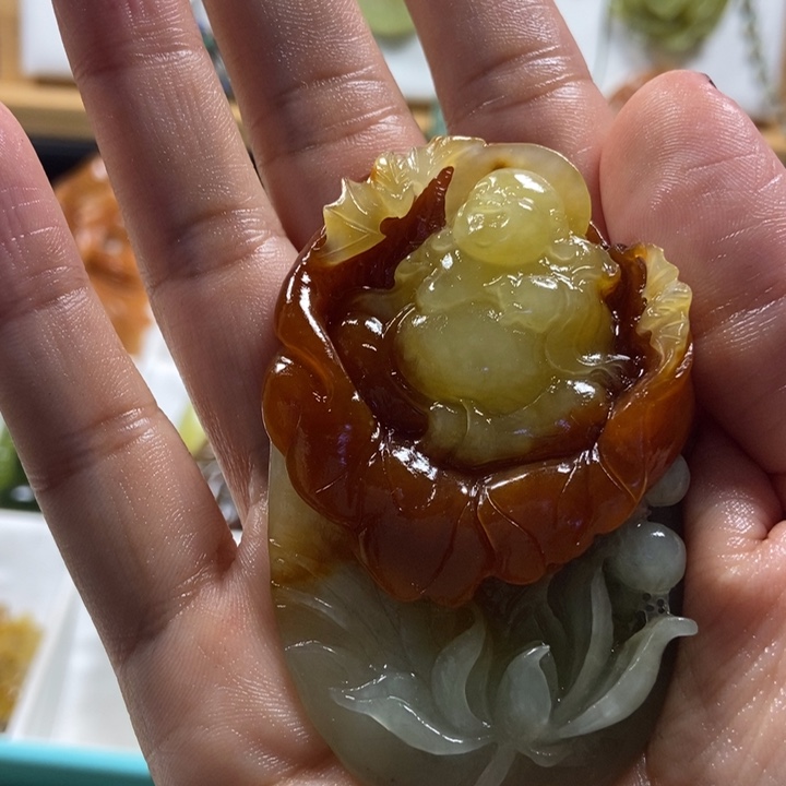 蛇纹石玉颈饰未镶嵌幸*