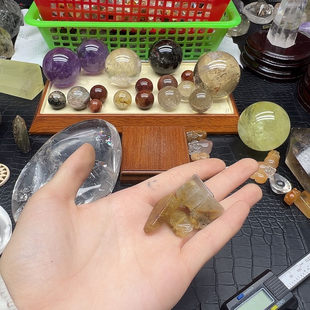 未镶嵌水晶珠宝半成品411水晶