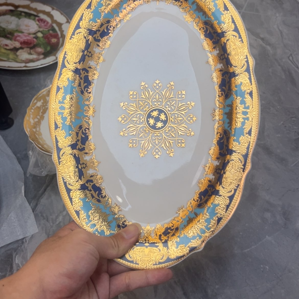 【闪购商品】瓷片12寸鱼盘一个一单福利价