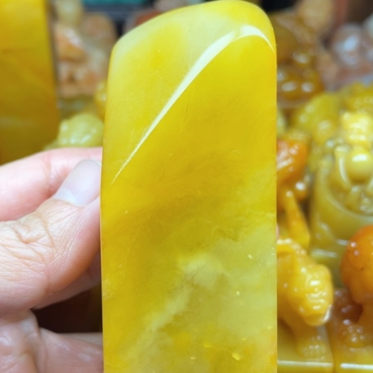 老挝石质地 細膩光滑篆刻写字刀感十足