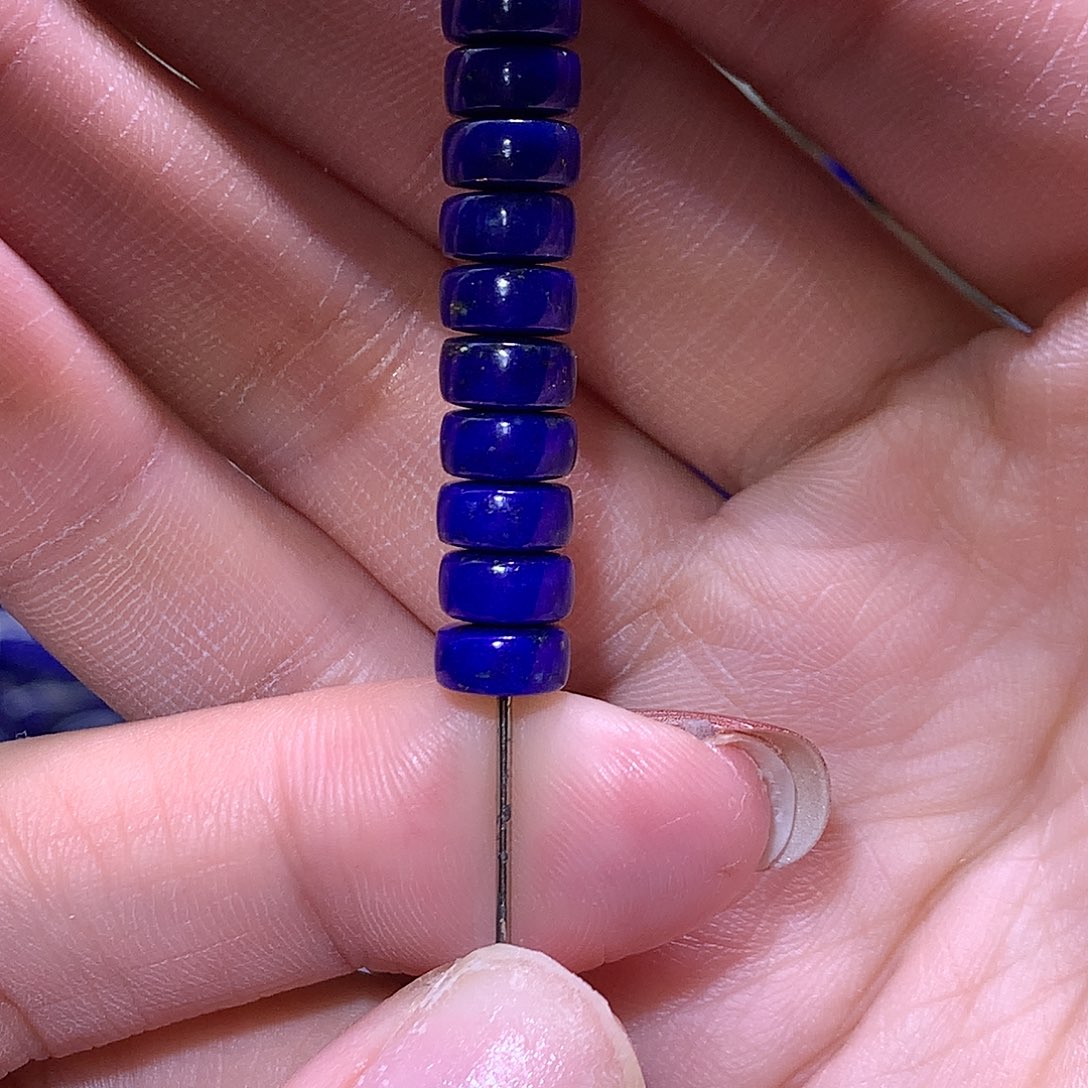 青金石未镶嵌天然原矿隔片7m