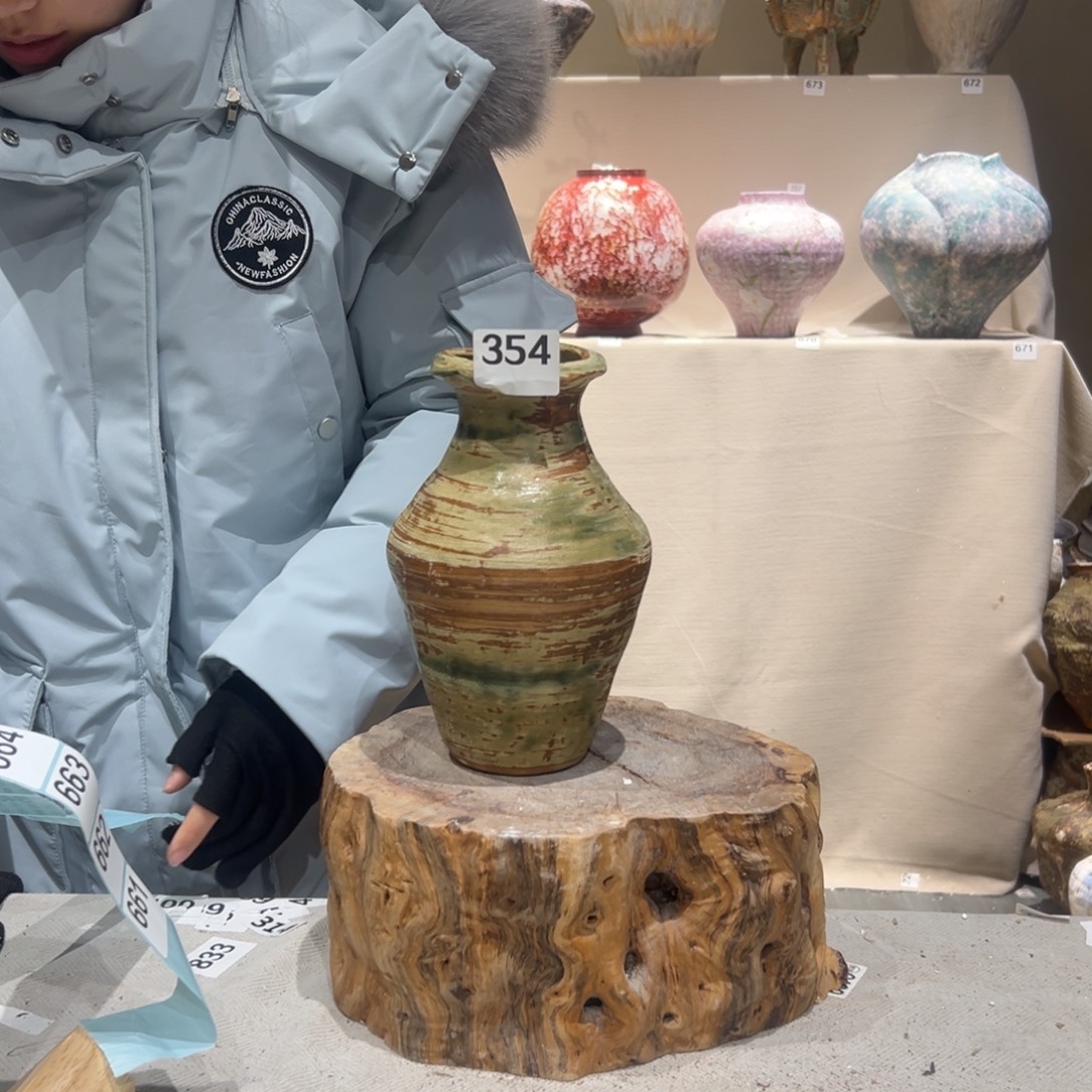 景德镇高温陶瓷花瓶摆件354花瓶摆件