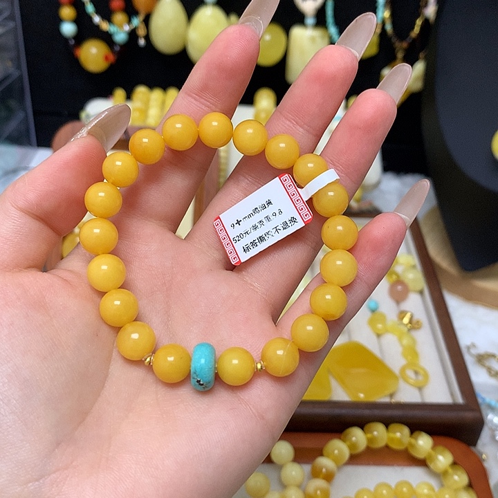 手链蜜蜡未镶嵌蜜蜡手串
