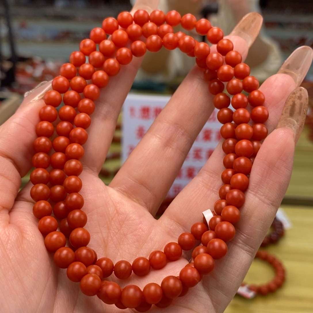 南红玛瑙手链多圈5未镶嵌