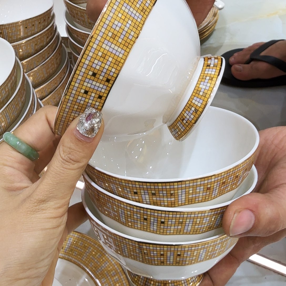 搪瓷骨瓷餐具家用高温陶瓷