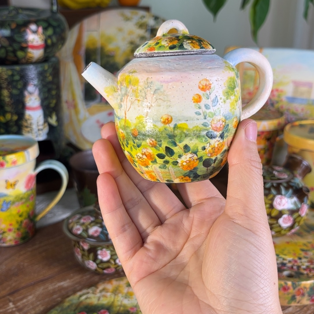 流***年釉下五彩斑斓色彩