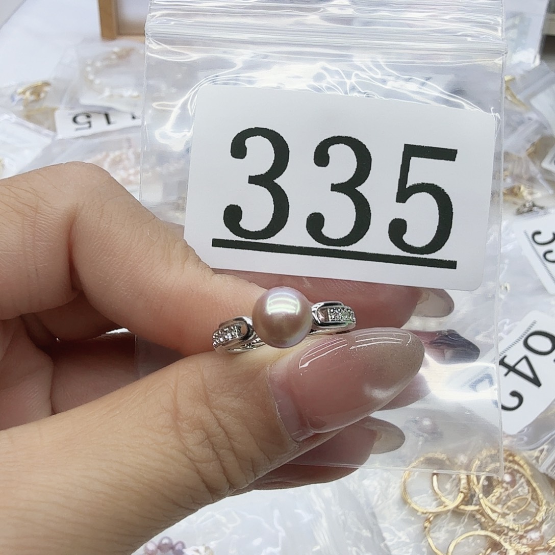 珠宝奇石合金淡水珍珠335