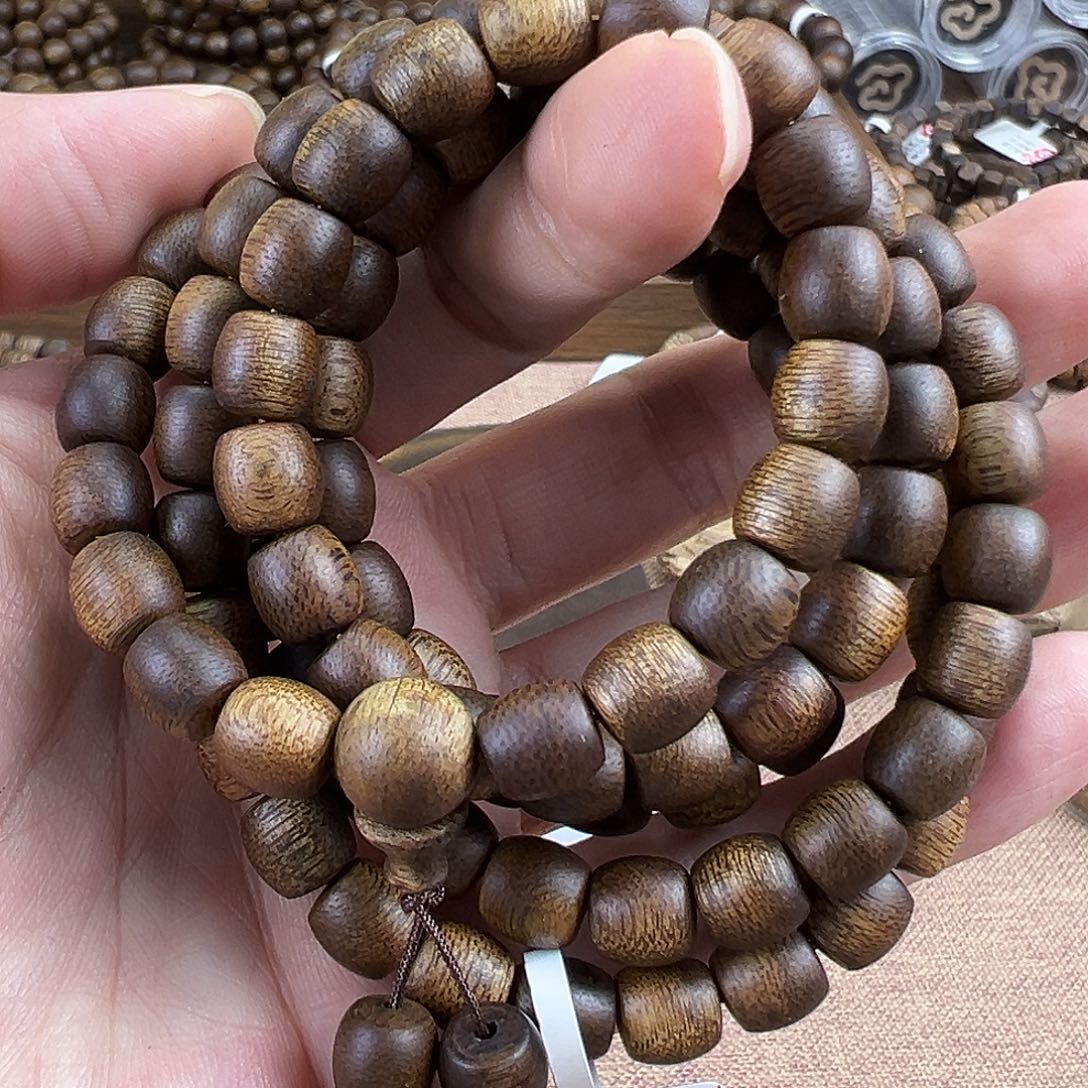 沉香香囊沉香08鼓珠多圈