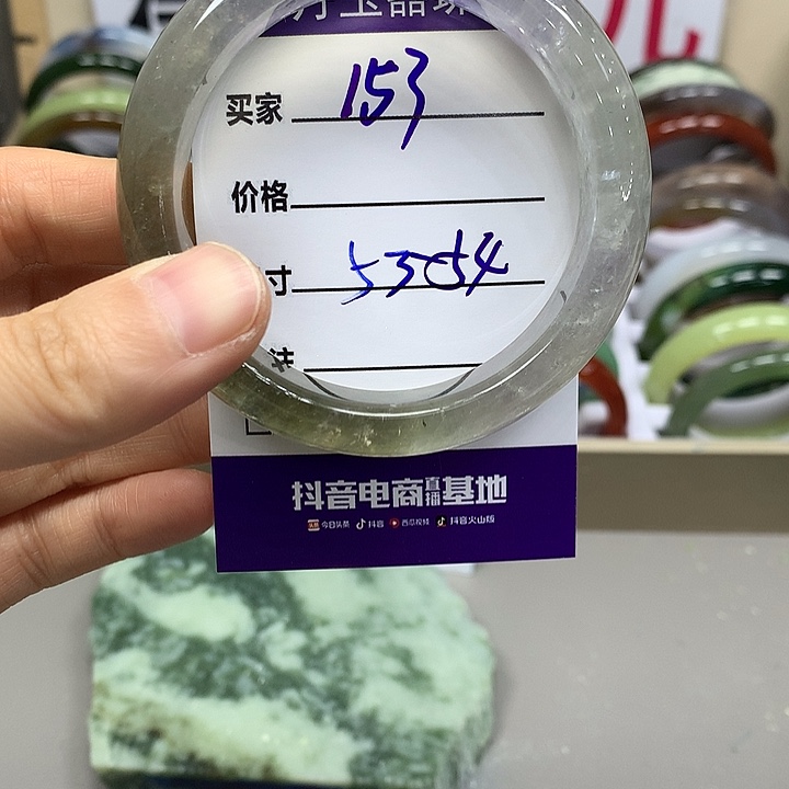 @***&水晶手镯银S925镶嵌