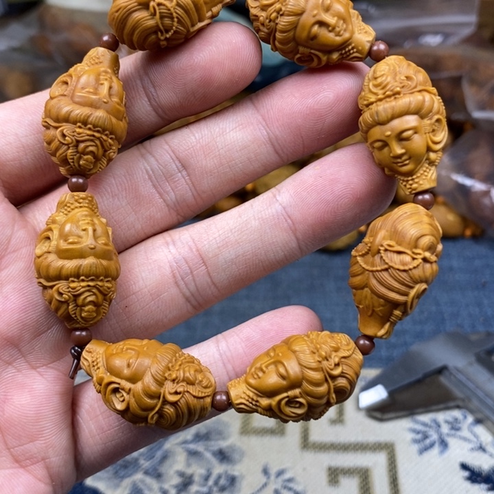 橄榄核手串/手链橄榄核雕工艺手串