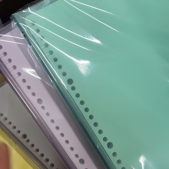 满乐文F020新款紫绿2本装