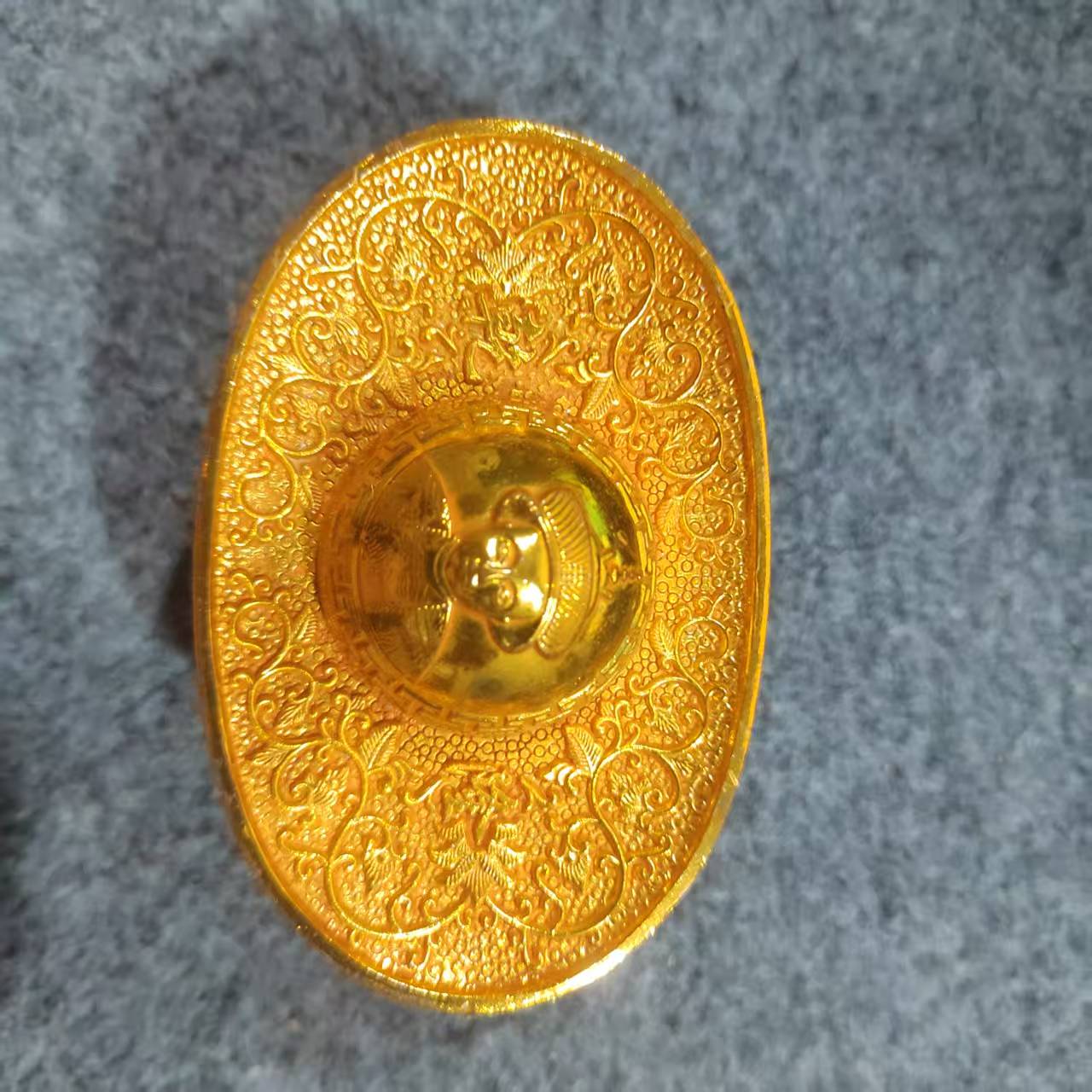 【珍藏】复古五十两园摆件