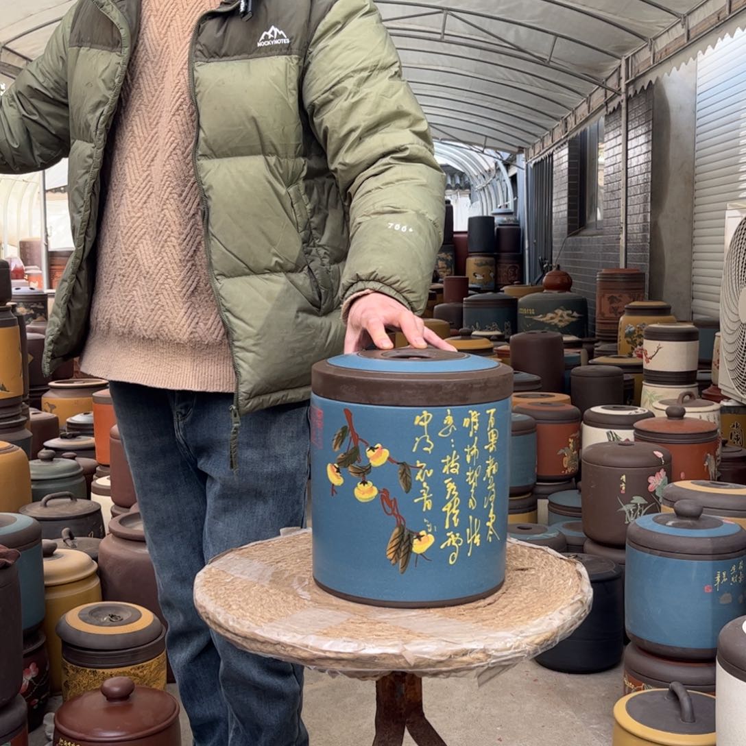 紫砂茶叶罐8 饼茶叶罐