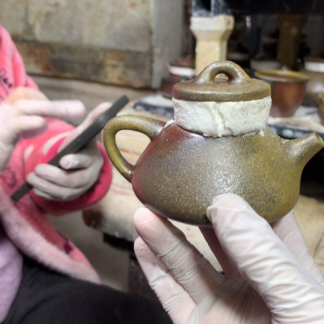 紫砂茶壶纯自然柴烧