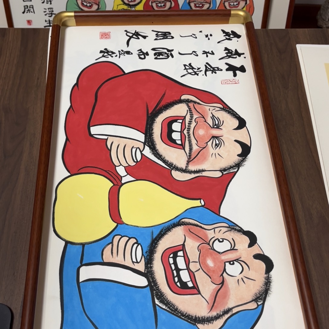 国画纯手绘禅意画作品
