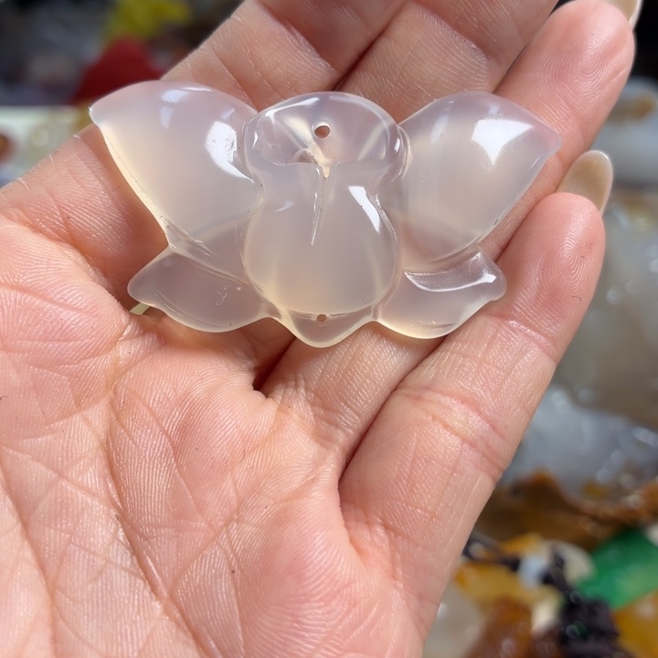 玛瑙/玉髓未镶嵌吊坠(不含链)