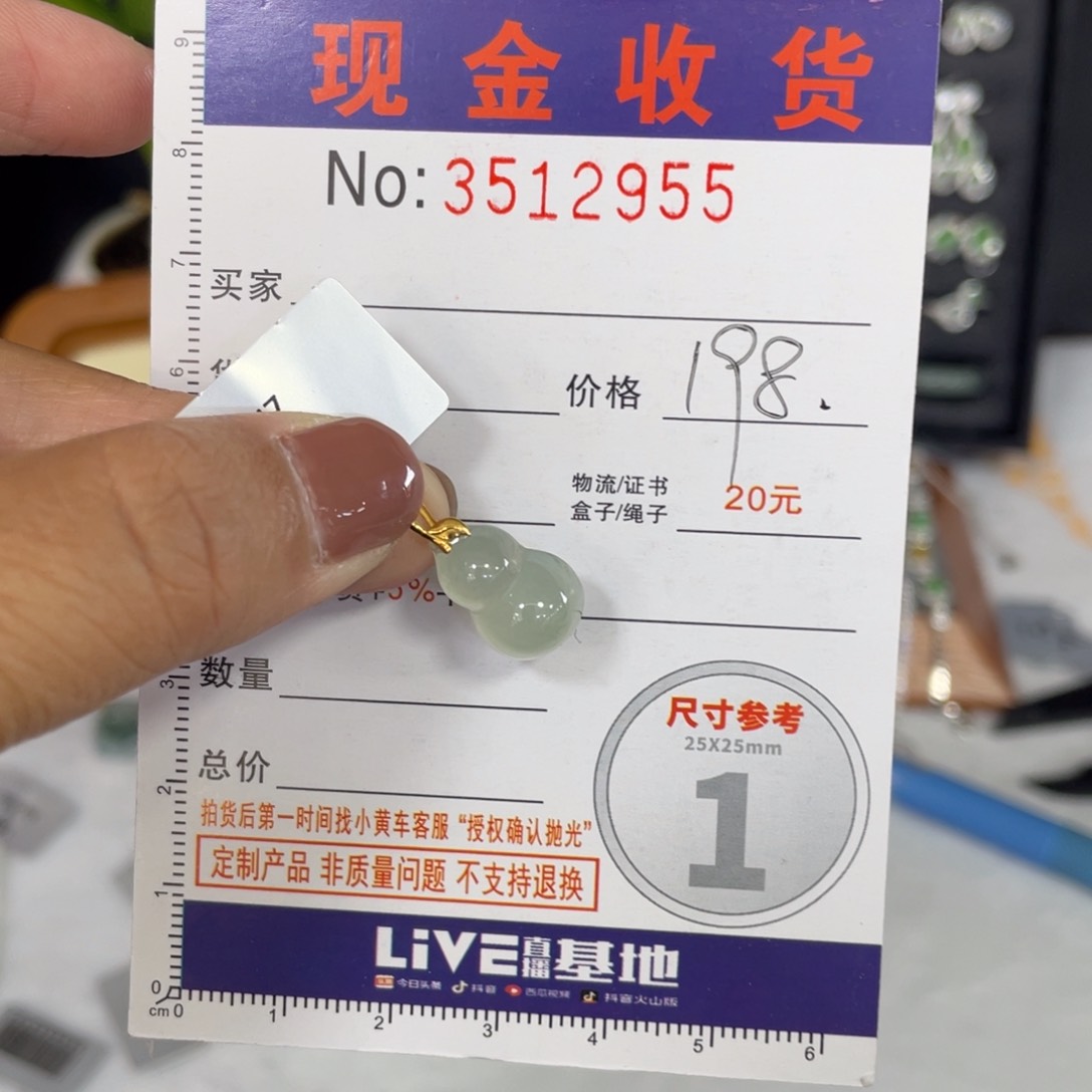 颈饰18K金镶嵌翡翠星**✨
