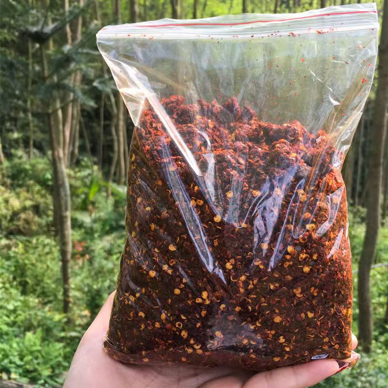 贵州 农家真宗纯手工 豆食粑辣椒 糍粑辣椒山货