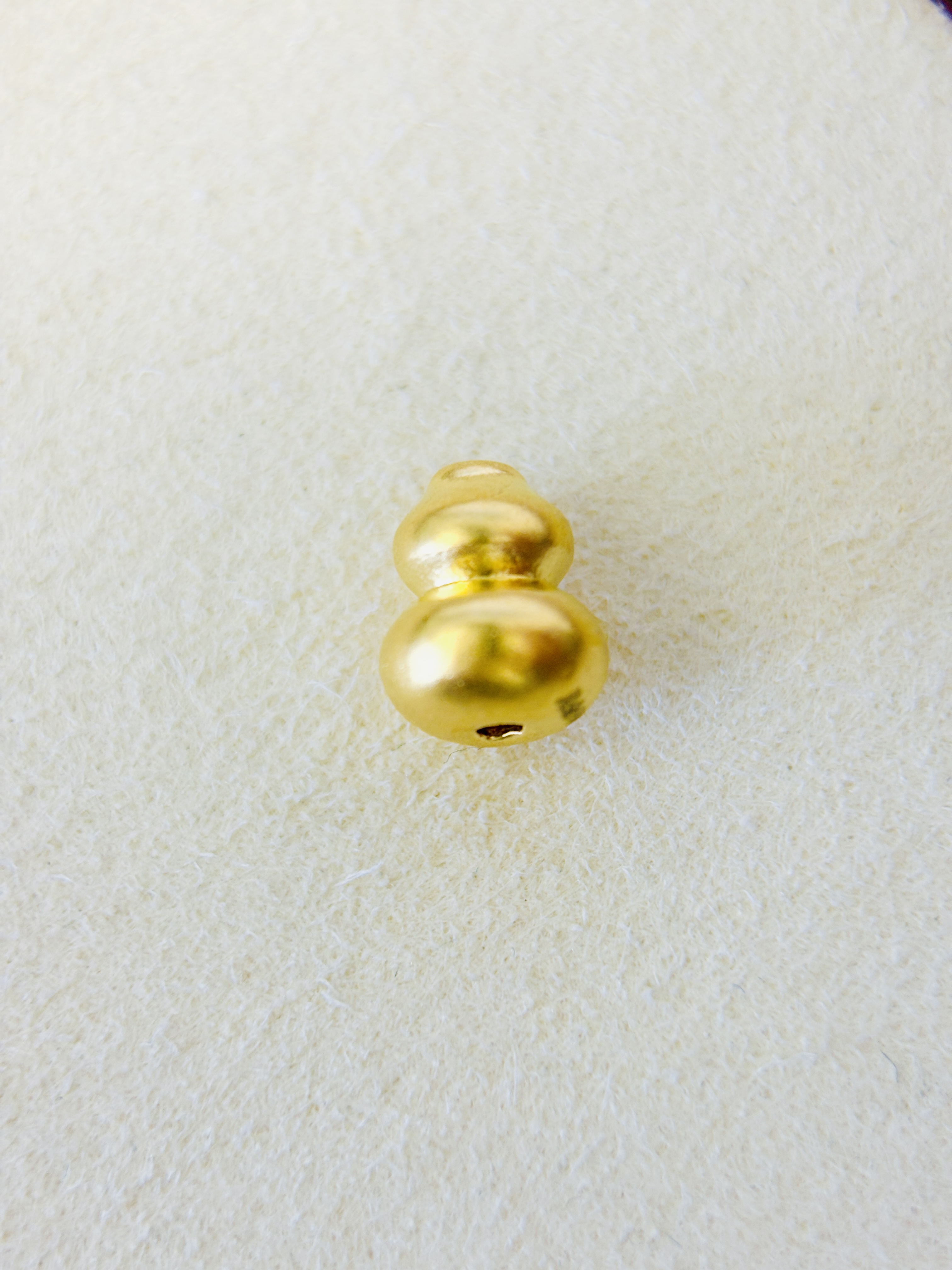 君潮黄金足金999上下孔葫芦手串DP1360