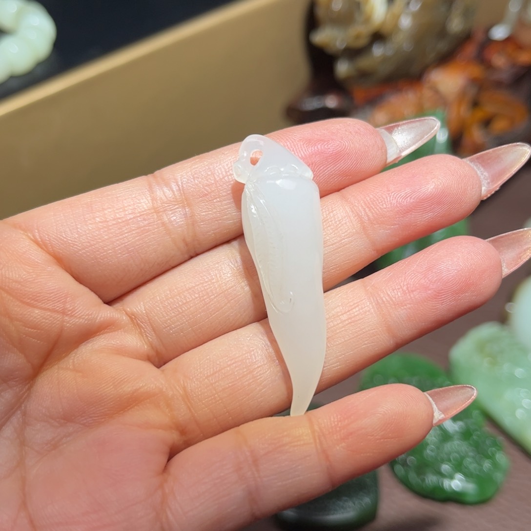 和田玉挂件未镶嵌