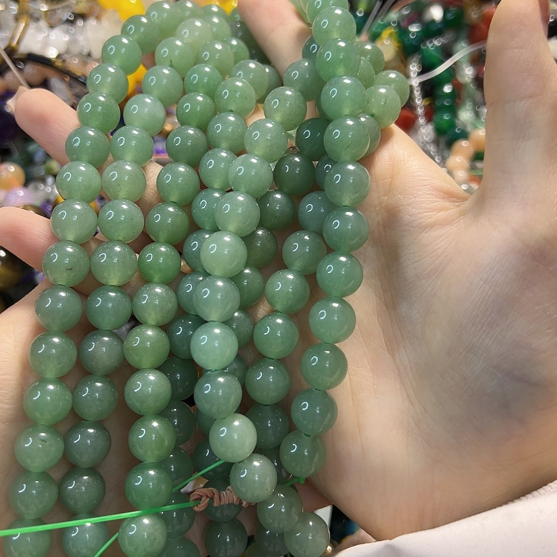 玛瑙/玉髓未镶嵌珠宝半成品卡10绿东陵一条