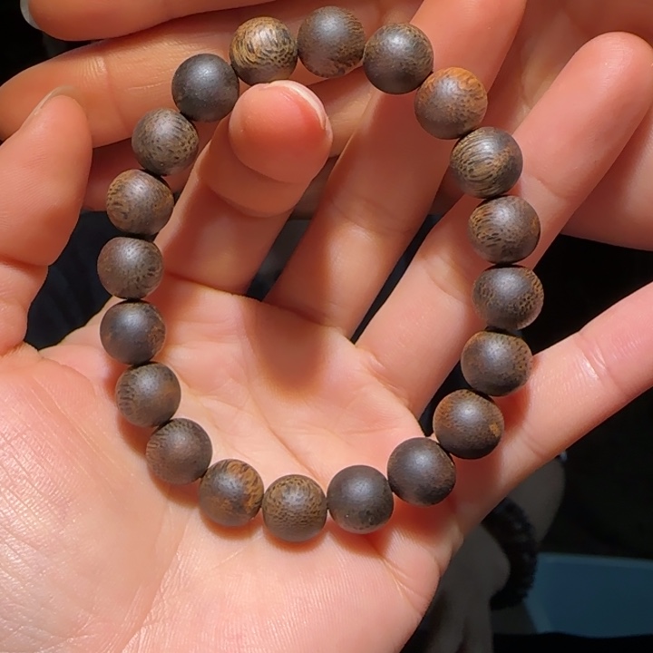 手串沉香用****0海南老白棋1.0手串11克+