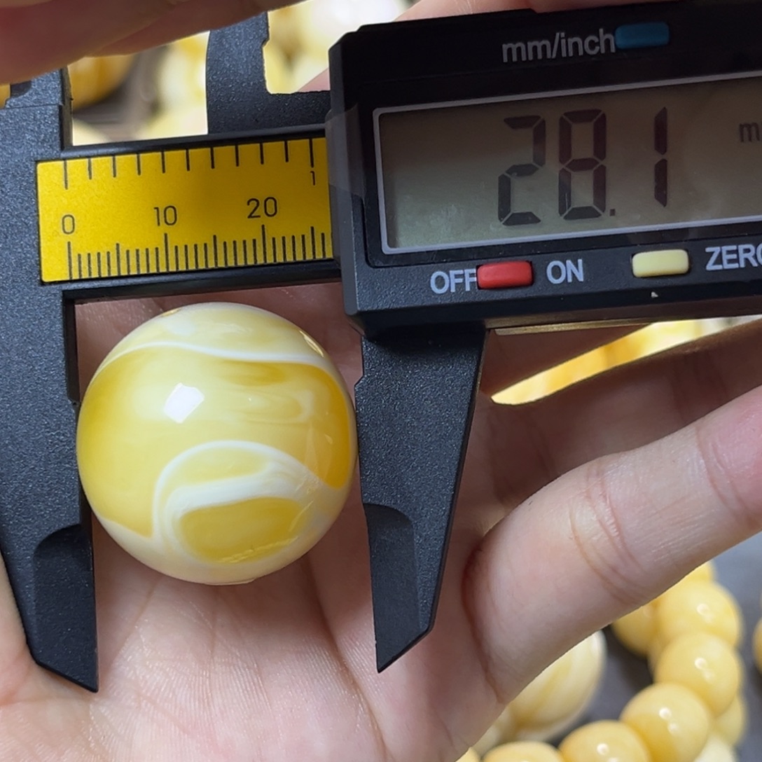 手串琥珀未镶嵌单珠圆珠