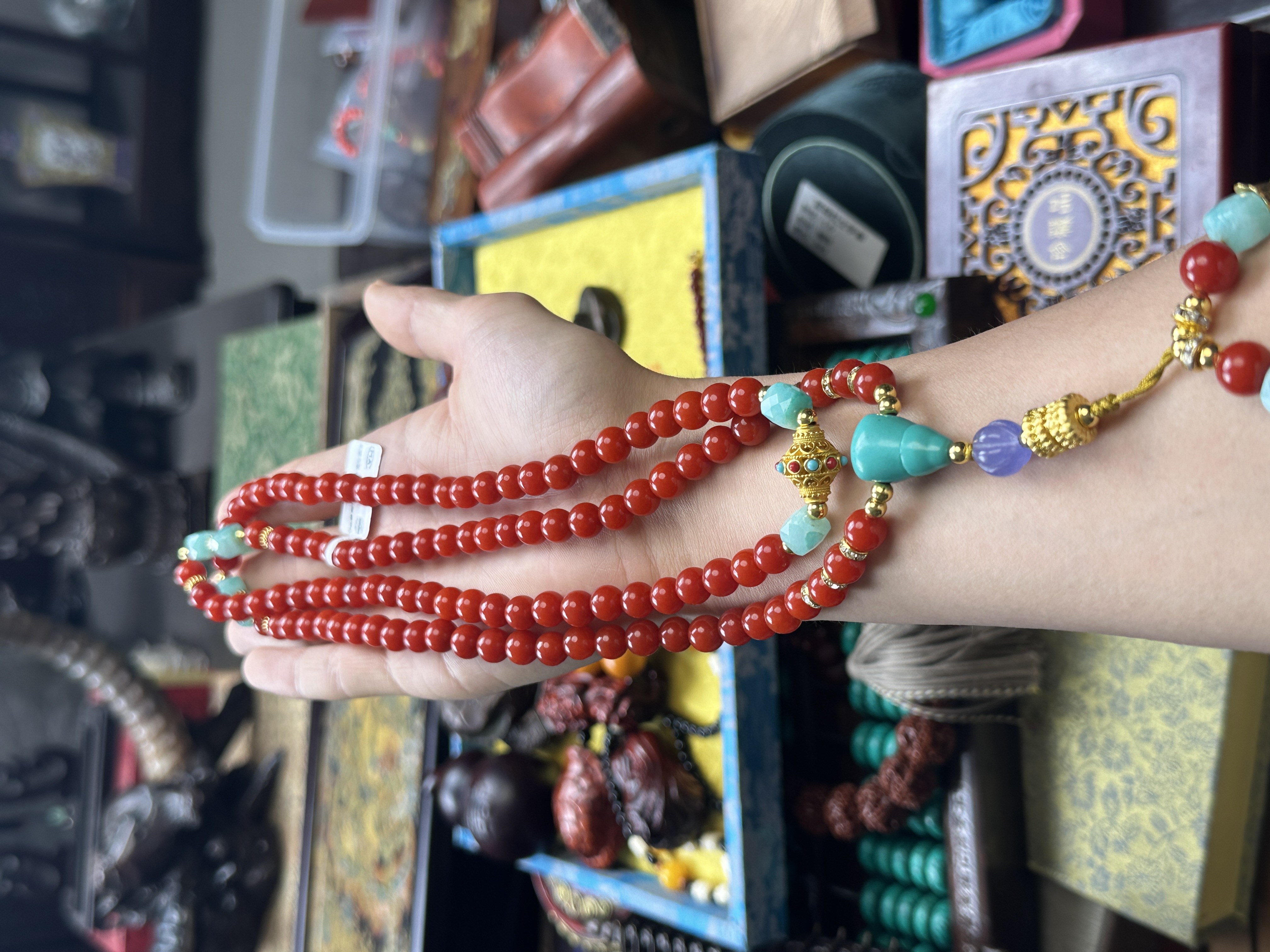 【闪购商品】天然原矿南红玛瑙108