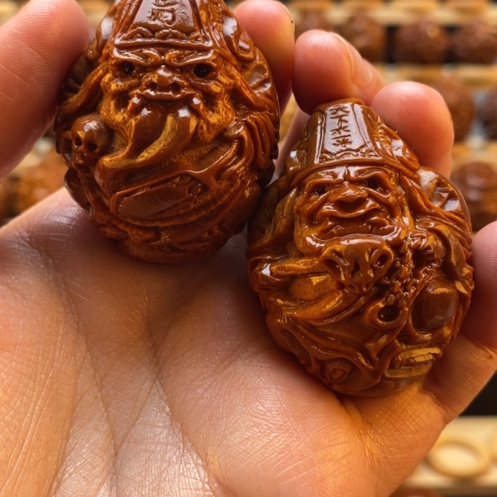 手串/手链橄榄核黑白无常一对