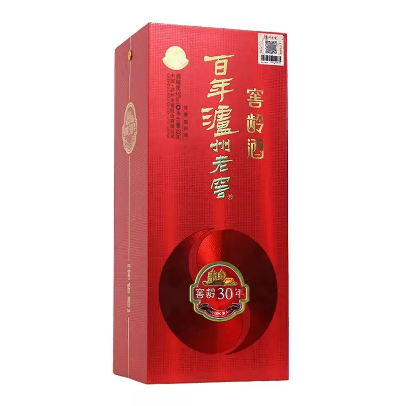 泸州老窖百年窖龄酒窖龄30年 52度500ml*1瓶 浓香型白酒