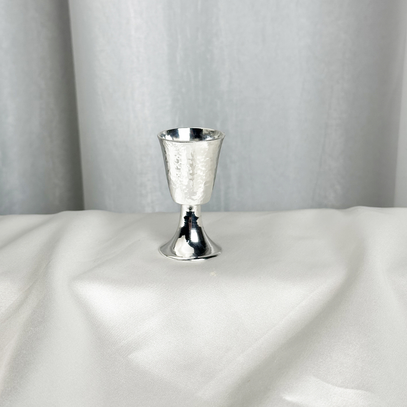 手工锤纹一口杯主人杯酒杯