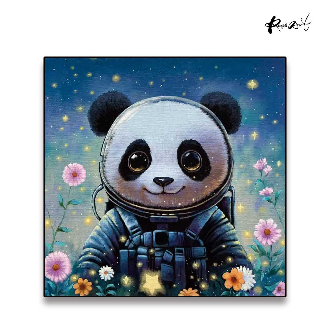 RaysArt艺术-孙昭潮流艺术家可爱动物治愈系油画原作作品收藏