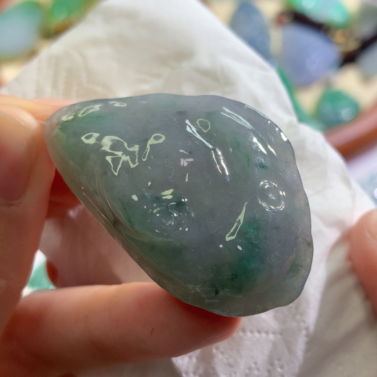 【闪购商品】翡翠吊坠(不含链)未镶嵌 1356